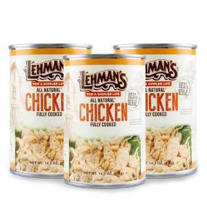 Lehman's All Natural Canned Meat, USA Made Ready to Eat for Everyday, Camping or Emergencies, 14.5 oz each, Pack of 3 - 1 of 3