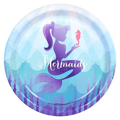 8ct Mermaids Under the Sea Dinner Plate