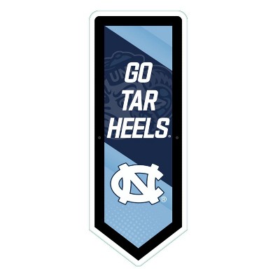 Evergreen Ultra-Thin Glazelight LED Wall Decor, Pennant, University of North Carolina- 9 x 23 Inches Made In USA