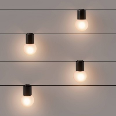 Project 62 Outdoor Hooded String Lights Indoor/Outdoor 10ct White 