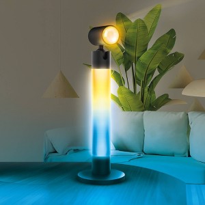 Brookstone Ambient LED Lamp with Reading Light Novelty Table Lamp - 1 of 4