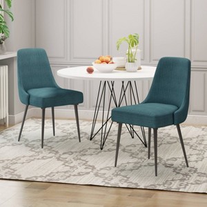 Set of 2 Alnoor Modern Dining Chairs - Christopher Knight Home - 1 of 4