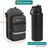 SUN CUBE Water Bottle Holder Strap, Insulated Neoprene Sleeve Bag Carrier, Crossbody Carrying Sling Purse Pouch Pocket Walking Hiking - 4 of 4