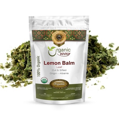Organic Lemon Balm Leaf Cut & Sifted 8 Oz