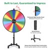 WinSpin 48" Large Giant Prize Wheel w/ Mobile Base Spinning Raffle Trade Show - 4 of 4