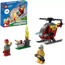 LEGO City Fire Helicopter Preschool Toy 60318