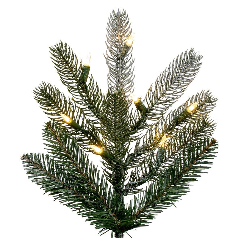 Vickerman Artifical Frosted Danbury Spruce Christmas Tree, 2 of 6