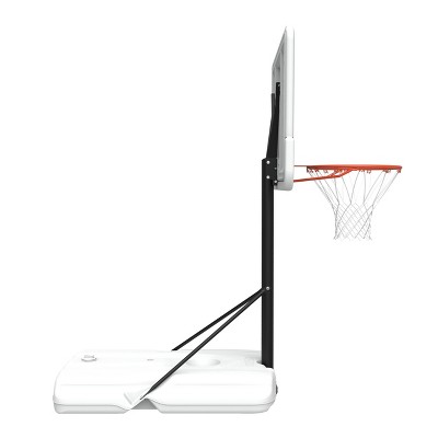 44" Blue and White Polycarbonate Poolside Basketball Hoop