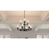Quoizel Lighting Mcintire 9 - Light Chandelier in  Matte Black - 2 of 4