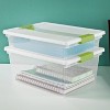 Sterilite Deep Clip Box Clear with Green Latches - image 4 of 4