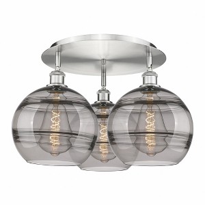 Rochester - 3 Light Flush Mount In Industrial Style-12.63 Inches Tall and 21.75 Inches Wide - 1 of 1