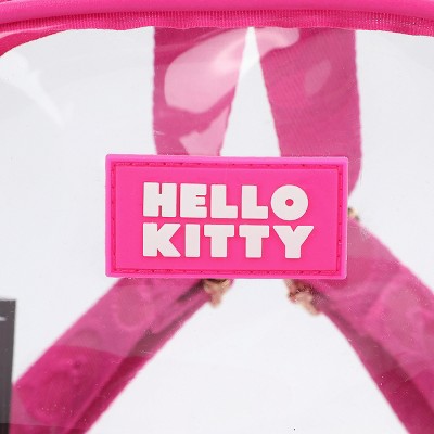 Sanrio Hello Kitty Sitting Character Adult 11" Clear Mini Backpack — фото 5