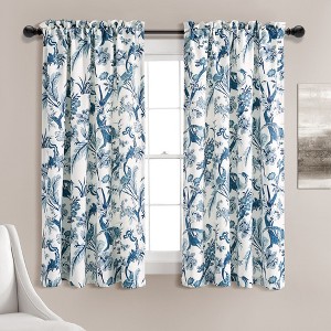 Lush Décor Dolores Light Filtering Window Curtain Panels Set - 1 of 4