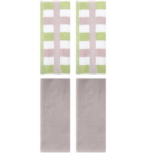 REGALWOVEN 4 Pcs Bathroom Hotel and Spa Waffle Cotton Hand Towels - 1 of 4