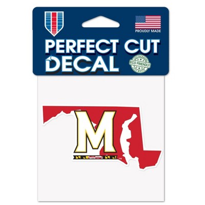 NCAA Maryland Terrapins 4"x4" State Decal