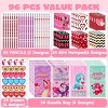 Joyfy 96 Pcs Valentine’s Day Stationery Gifts with Pencil, Erasers, Notebook & Bags for Kids Valentine’s Day School Classroom Exchange Gift Supplies - image 2 of 4