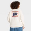 Women's Miller Lite Cozy Graphic Sweatshirt - Ivory - 2 of 3