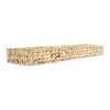 23.5" Handwoven Water Hyacinth Wall Shelf Brown - Storied Home - 3 of 4