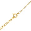 Disney Minnie Mouse Yellow Gold Over Sterling Silver Cubic Zirconia Disc Pendant Necklace, 16 + 2" - 4 of 4