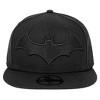 Adult Batman Hush Logo Black on Black Colorway New Era 59Fifty Fitted Hat - 2 of 4