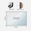 Lyngins Modern Bathroom Mirrors,Aluminum Alloy Frame Wall Mirrors,HD Decorative Mirrors,Vanity Mirrors for Bathroom,Bedroom - 3 of 4