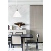 Elegant Lighting Hugh 1 light Chrome and Clear glass pendant - 2 of 4