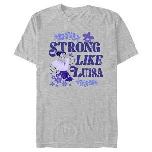 Men's Encanto Strong Like Luisa Ornate Flower T-Shirt - 1 of 4