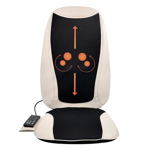 Massage Seat Cushion Back Massager W/ Heat & 6 Vibration Motors For Home :  Target