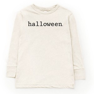 Halloween Typewriter - Toddler Long Sleeve Graphic Tee and Youth Long Sleeve Graphic T-Shirt - 1 of 3