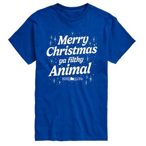 Men's - Home Alone - Merry Christmas Filthy Animal Short Sleeve Graphic T-Shirt - 1 of 3