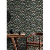 RoomMates Enchanted Forest Damask Black Peel and Stick 1pc Wallpaper - 4 of 4