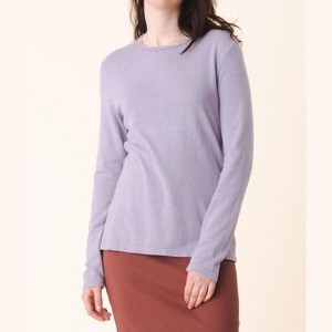 Women's Hemp Crew Top - PRAIRIE UNDERGROUND - 1 of 3