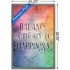 Trends International Brigid Ashwood - Balance is the Key Framed Wall Poster Prints - 3 of 4