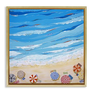 Stupell Industries Made In The Shade Beach, 18" x 18" - 1 of 4