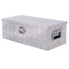 30 Inch Aluminum Truck Bed Toolbox Waterproof Storage Pick Up Truck Bed RV Trailer Toolbox With Side Handle Lock Keys - 4 of 4
