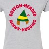 Women's - ELF - Christmas Family Set Ninny Muggins Fitted Graphic T-Shirt - 2 of 3