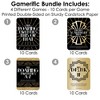 Big Dot of Happiness Roaring 20’s - 4 1920s Art Deco Jazz Party Games - 10 Cards Each - Gamerific Bundle - 3 of 4