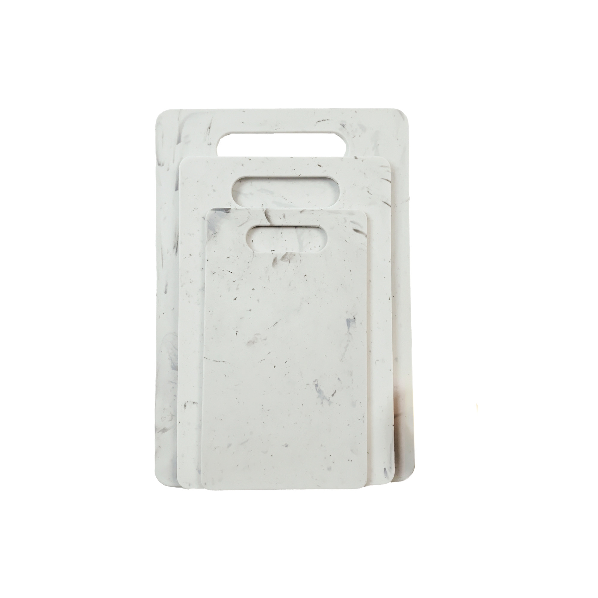 SharpChef 3PC Reversible Durable Kitchen Cutting Board Set, Dishwasher Safe, Easy Grip Handles, BPA-Free