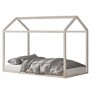Home Design Perry Twin Solid Wood Canopy Bed - 3 of 4