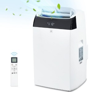 14000 BTU Portable Air Conditioner 3 in 1 with Remote Cool & Dual Motors & Auto Swing - 1 of 4