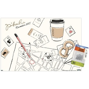 Trends International Pokémon: Pikachu Lifestyle - Map Unframed Wall Poster Prints - 1 of 4