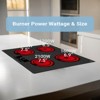 Equator 24" Built-In 4 Burner Induction Cooktop 9 Level POWER BOOST 220V - 4 of 4