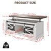 Lift Top Coffee Table, Wood Coffee Table with Storage and Hidden Compartment, - 2 of 4