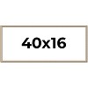 PosterPalooza | Panoramic Minimalist Silver Picture Frame - UV Acrylic, Foam Board Backing, Hanging Hardware - 2 of 4
