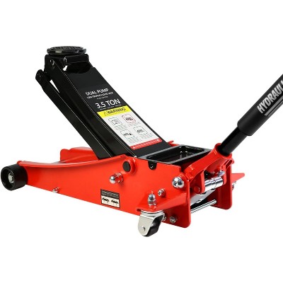 Hydraulic Floor Jack Dual Pump, Quickly Lifting Low Service Jack, for Cars, Trucks