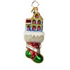 Christopher Radko 5.5 Inch Merry Home Memories Christmas Tree Ornament , Stocking Bell (1PC) - 2 of 3