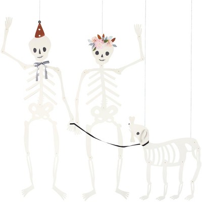 Meri Meri Giant Jointed Skeletons (Pack of 3)