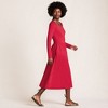 Lands' End Women's Cotton Modal Off Shoulder Midi Dress - 4 of 4