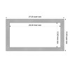 Amanti Art Vista Brushed Nickel Narrow Framed Magnetic Dry Erase Board - 4 of 4