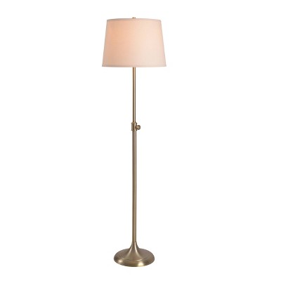 3-way Tifton Floor Lamp Vintage Brass Finish - Kenroy Home